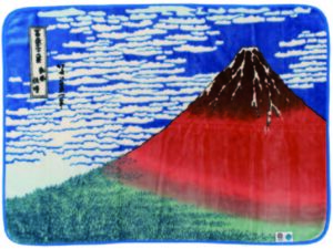Qマーク付きアートブランケット